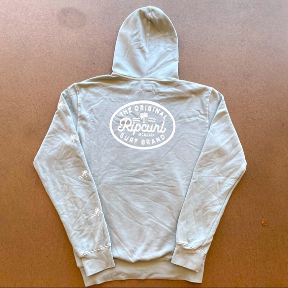 RIP CURL ORIGINAL MENS GREEN HOODIE SZ:S/XL - Picture 4 of 7